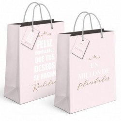 Bolsa Regalo Papel XL Cumpleaños x2 Modelos