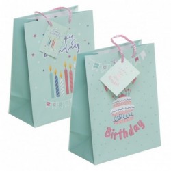 Bolsa Regalo Papel XL Happy Birthday x2 Modelos