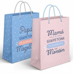 Bolsa Regalo Papel XL Papa / Mama x2 Modelos