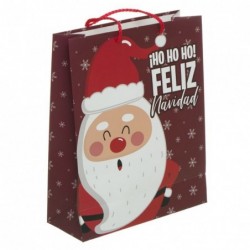Bolsa Regalo Papel XL Papa Noel