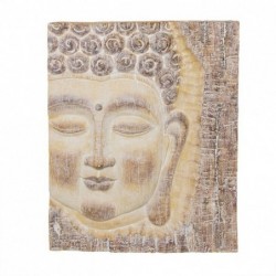 Cuadro en Relieve Cabeza de Buda Resina 64 cm