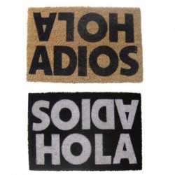 Felpudo Antideslizante 40x70 cm Hola Adios x2 Colores
