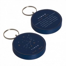 Llavero Madera Virgo Cualidades Personalidad Horoscopo 5 cm