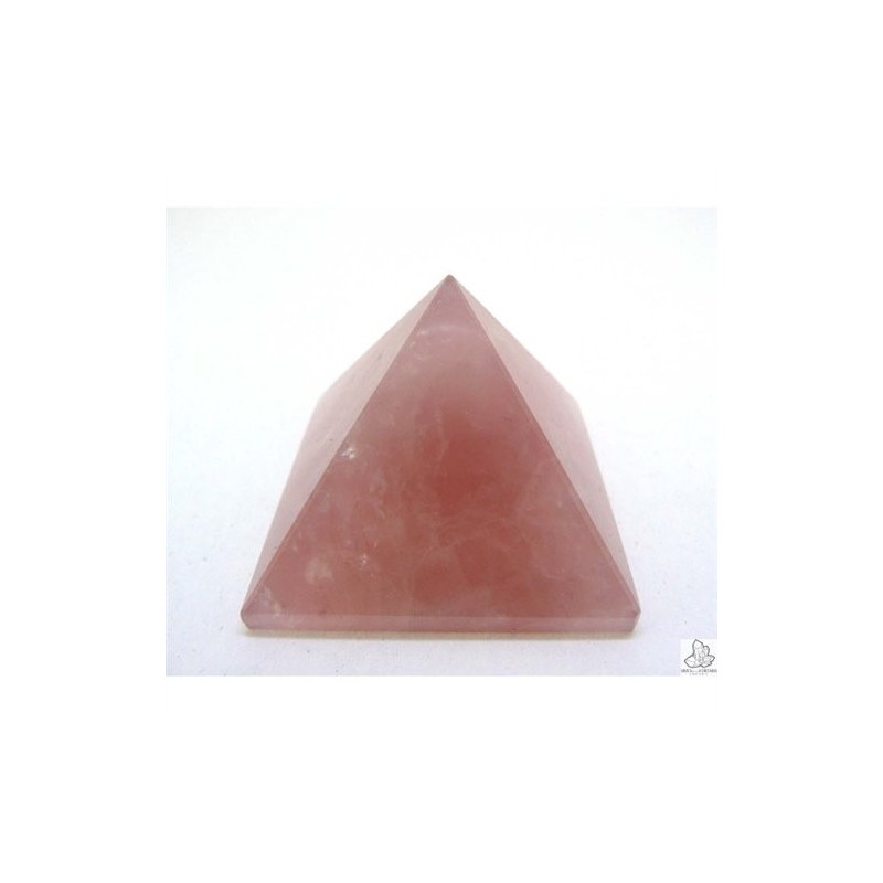 PIRÁMIDE 4X4X3CM CUARZO ROSA