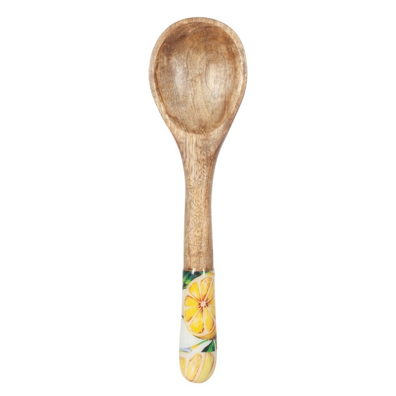 Cuchara Servir Madera de Mango Limones 33 cm