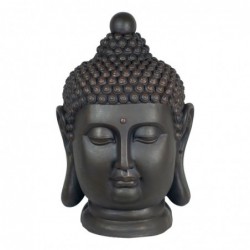 Figura Decorativa Cabeza Buda Adorno Decorativo Magnesia Hindu 71 cm