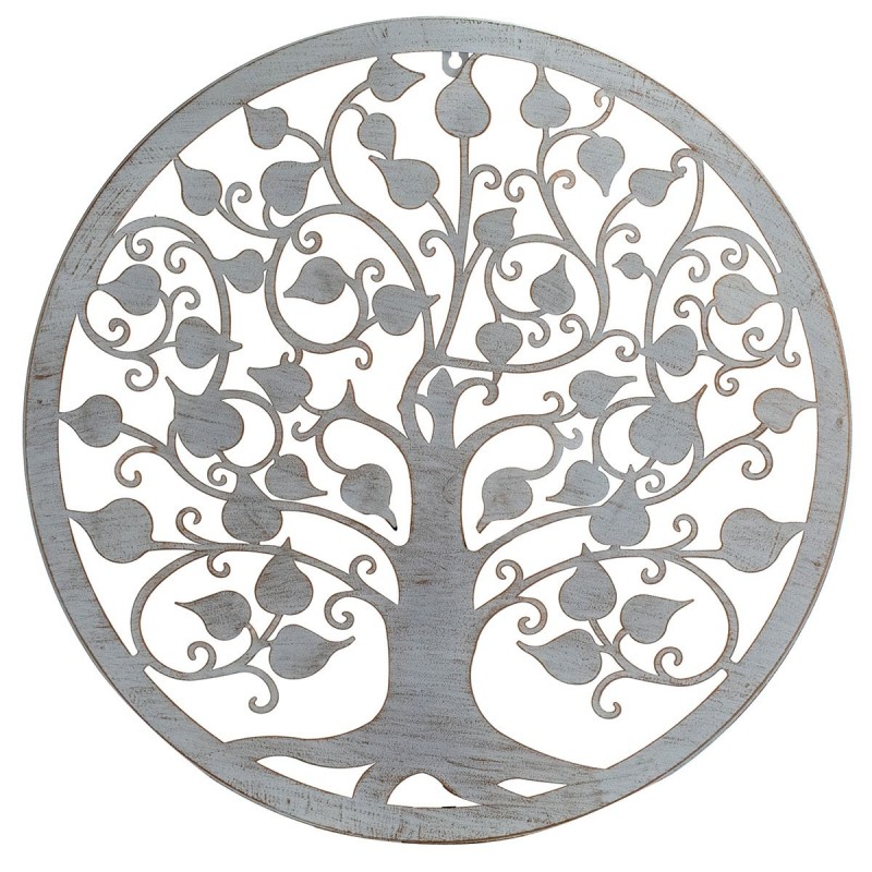 Adorno De Pared Decorativo Metalico Arbol 50 cm