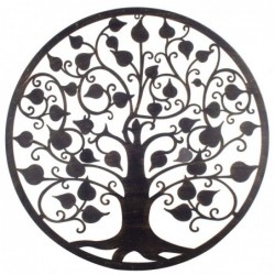 Adorno Decorativo Metalico Arbol 82 cm