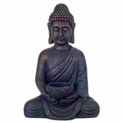 Figura Decorativa Arcilla Buda 46 cm