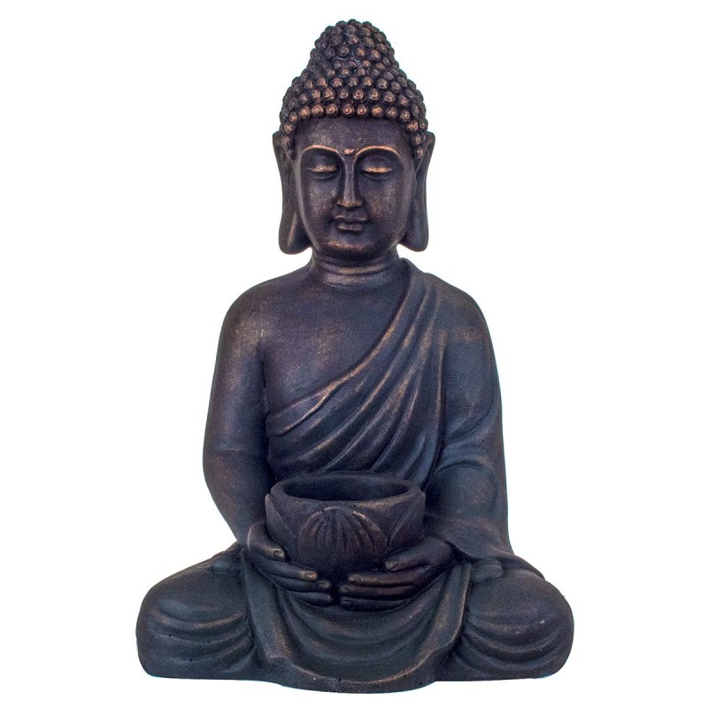 Figura Decorativa Arcilla Buda 46 cm