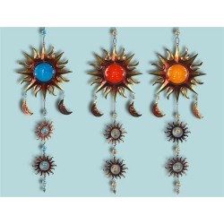 Set de 3 adornos de pared Sol