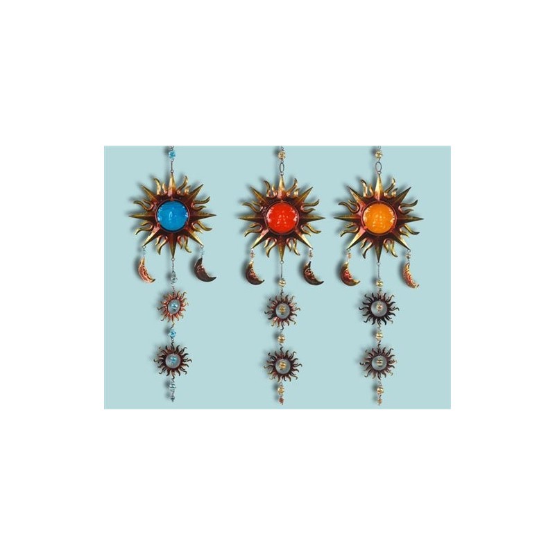 Set de 3 adornos de pared Sol