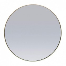 Espejo de Pared Redondo Metalico Oro 90 cm