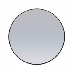 Espejo de Pared Redondo Negro 60 cm