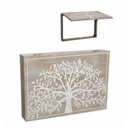 Tapa Contador Madera Arbol de La Vida 46 cm