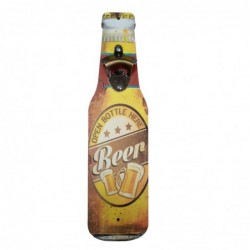 Abrebotellas pared BEER 40 cm MDF y Metal