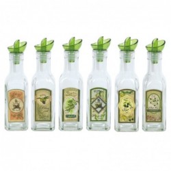 Aceitera x6 modelos OLIVE OIL 200 ml Vidrio