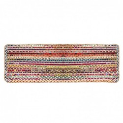 Alfombra multicolor 180x60 cm 70% Algodón 30% Yute