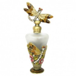 Botella perfume LIBELULA 14 cm Metal