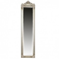 Espejo de Pie Alto con Marco Probador Dormitorio Elegante Color Champagne 176 cm