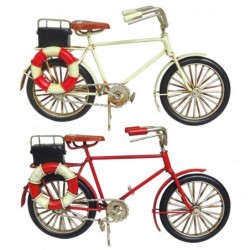 Figura BICICLETA x2 colores 21x13 cm Metal