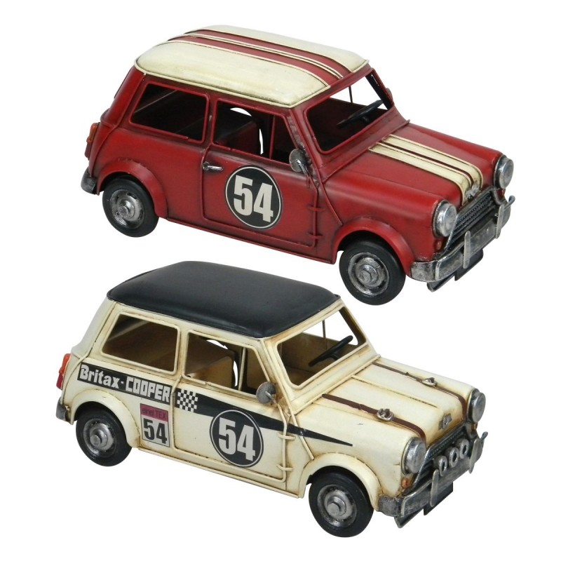 Figura COCHE RALLY x2 colores 29 cm Metal