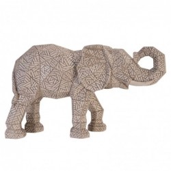 Figura Decorativa Elefante Formas Geometricas 37 cm