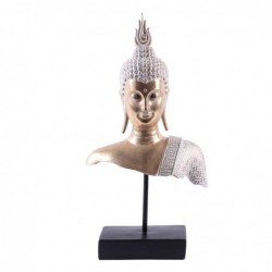 Figura resina BUSTO BUDA con base 40 cm