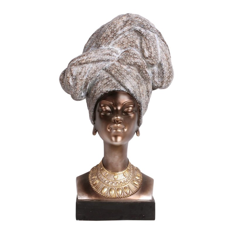 Figura resina CABEZA AFRICANA 40 cm