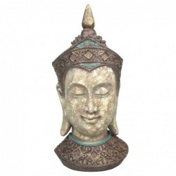 Figura resina CABEZA BUDA 33 cm