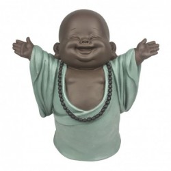 Figura resina MONJE BUDISTA  27 cm