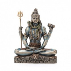 Figura resina SHIVA SENTADO 16 cm