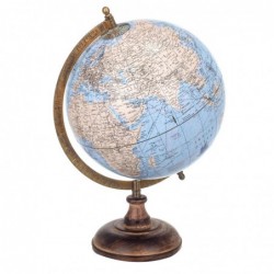 Globo Terraqueo Decorativo Mapamundi Elegante Vintage 20 cm