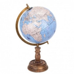 Globo Terraqueo Decorativo Mapamundi Elegante Vintage 20 cm