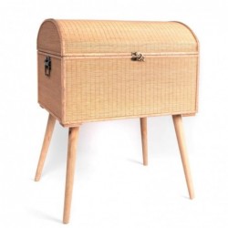 Baul de Madera 66 cm Marron