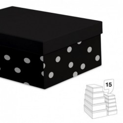 Caja de Carton Topos Juego 15 unidades 55 cm