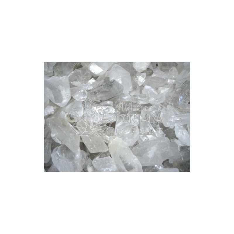 Puntas de Cuarzo Blanco en Bruto Medianas (pack de 500 gr)