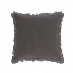 Cojin Cuadrado Decorativo Negro Gris Diseño Boho Cama Sofá 45 cm