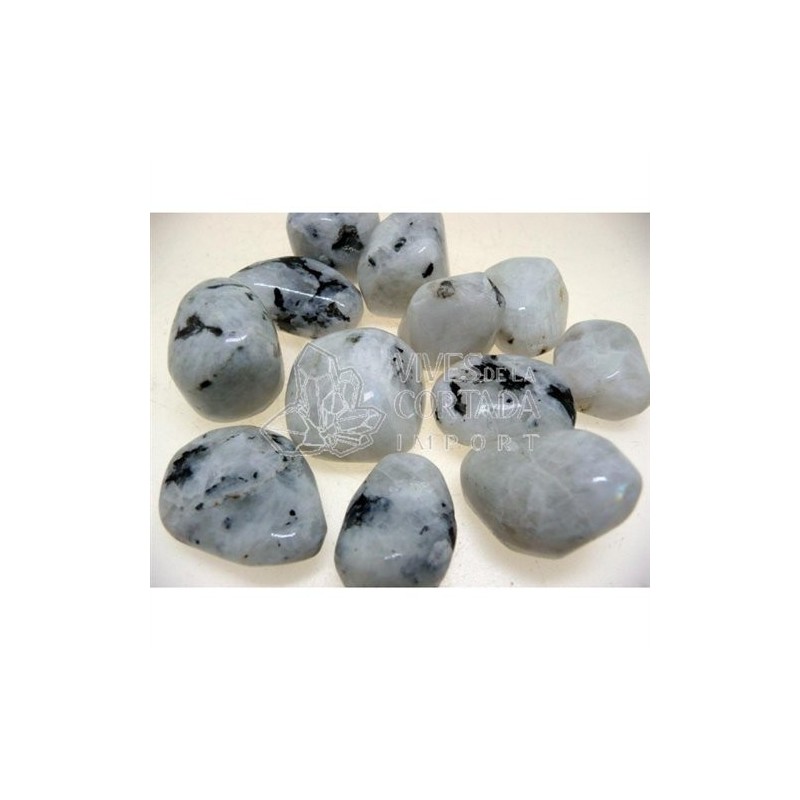Rodado de Piedra Luna (pack de 250 gr) 3x2 cm
