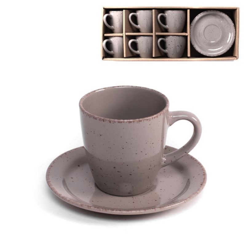  vicrays Juego de tazas de café espresso de cerámica de