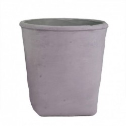 Macetero de Cemento Irregular Gris Maceta Plantas 24 cm