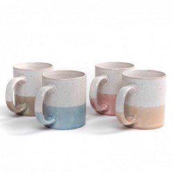 Mug 330 ml x4 colores