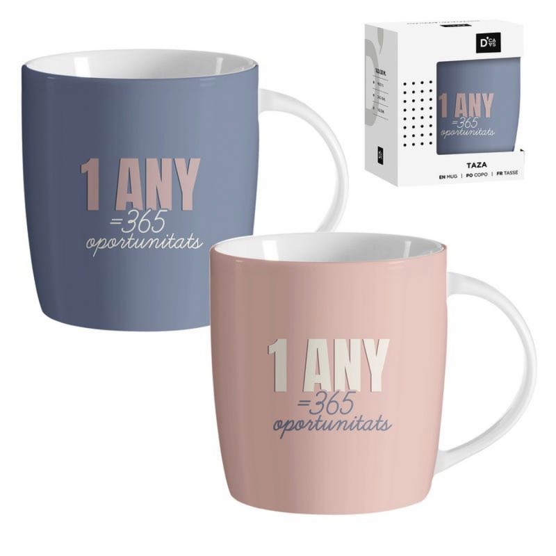 Mug 350 ml CATALA x2 colores