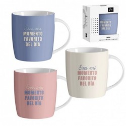 Mug 350 ml MOMENTO FAVORITO x3 colores