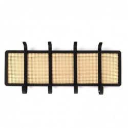 Perchero mimbre pared sales