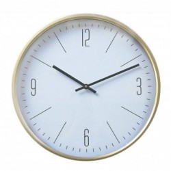 Reloj de Pared Dorado Metalico Redondo 50 cm