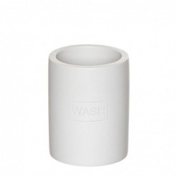Vaso de Baño Blanco Resina 10 cm