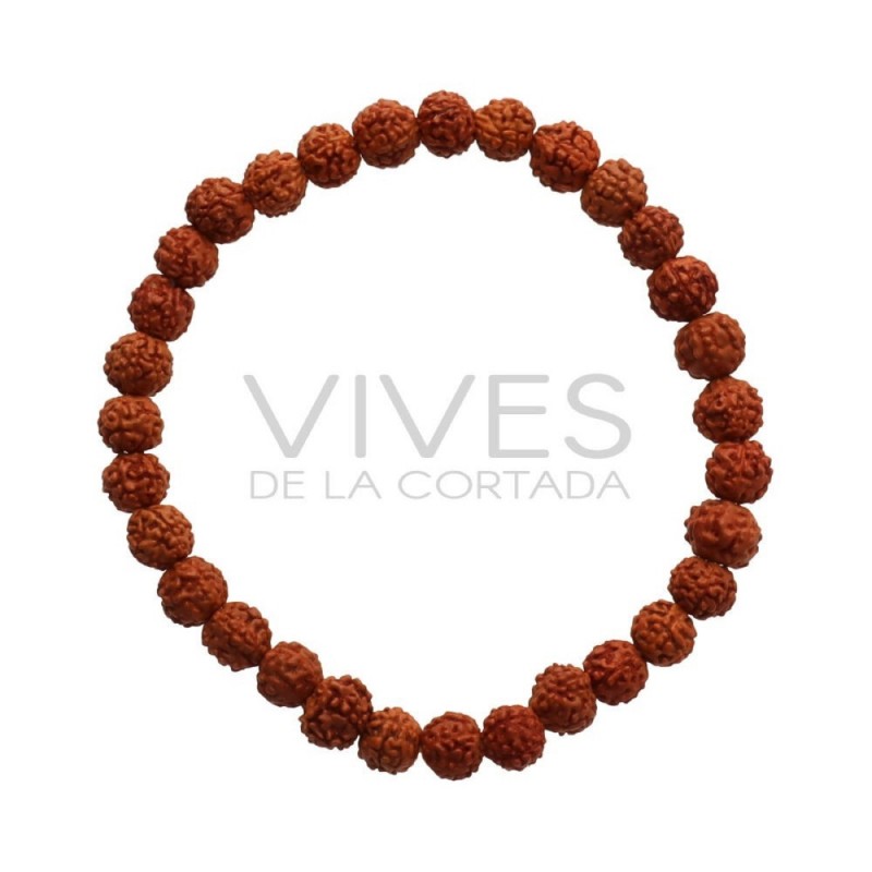 Pulsera Semilla de Rudrashka 6mm