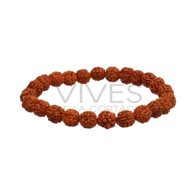 Pulsera Semilla de Rudrashka 8mm
