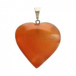 Colgante Corazon de Cornalina